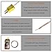 5pcs Pack High Accuracy K Type Mini-Connector Thermocouple Temperature Probe Sensor, 1 Meters Long Measure Range -50°C~482°C (-58°F~899°F)
