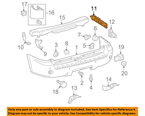 Retenue pare-chocs Toyota 52562-0C010 pour fixation aile et carrosserie d'origine