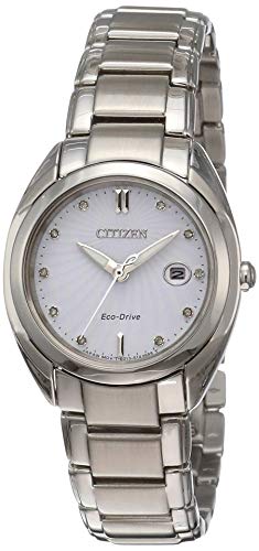 Citizen Eco-Drive Analog womens Stainless Steel Watch Powered by light - EM0310-61B (B019H74KHA) Amazon Price History, Amazon Price Tracker
