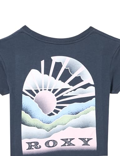 Image of Roxy Womens Boyfriend Crew T-Shirt, Casual Relaxed Fit Crew Neck Tee Short Sleeve Cotton Basic Shirt Everyday Comfort