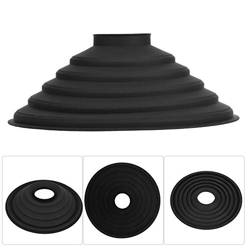 Capucha de lente de silicona plegable para cámara SLR, reduce reflejos y deslumbramiento para fotografía al aire libre miniatura 5