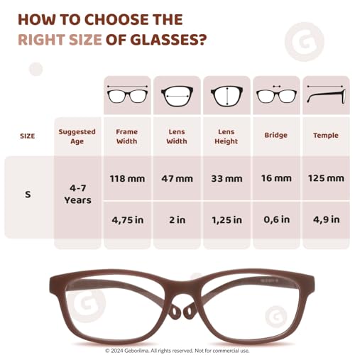 Unbreakable Eyeglasses for Kids Flexible Glasses - Kids Prescription Sports Glasses 4-7 years2