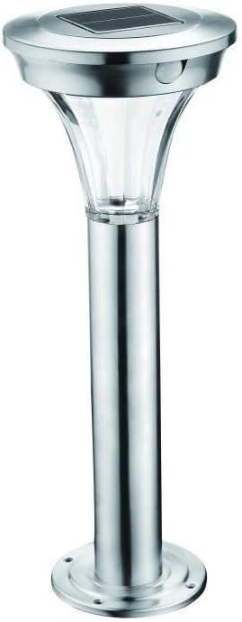 Galix 3117 Eclairante Solar-Powered with Presence Detector, Steel, Silver