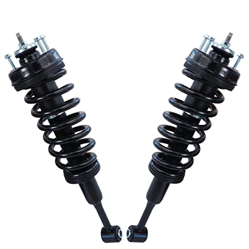 Image of Detroit Axle - 8pc Struts Kit for Ford 2006-2010 Explorer Mercury Mountaineer, Front and Rear Sway Bars Struts & Coil Spring 2007 2008 2009 Replacement Suspension Ready Struts Shocks Assembly