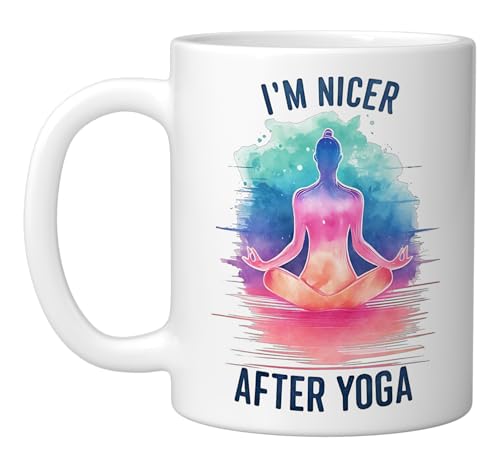 Yoga Namaste Meditation Ceramic Mug