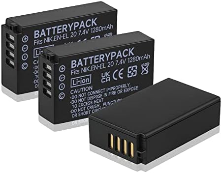 2x EN-EL20a Battery Charger For Nikon Coolpix P1000 P950 J1