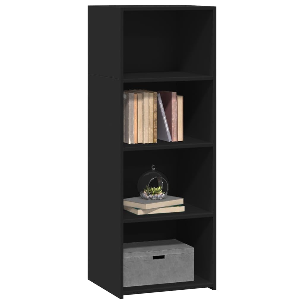 Armadio alto nero, 45 x 41 x 124 cm, in legno