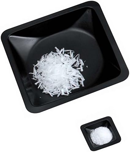 Heathrow Scientific Gravity Weigh Boat, Square Large, Black, Anti-Static pk500 - Heath