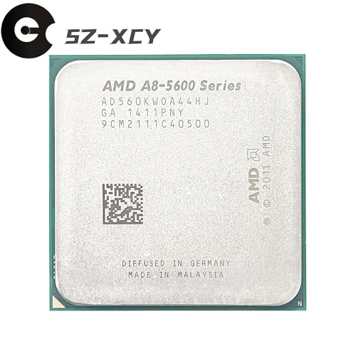Processeur multithread A8 5600K Quad Core 3.6 GHz avec puce graphique HD - 3