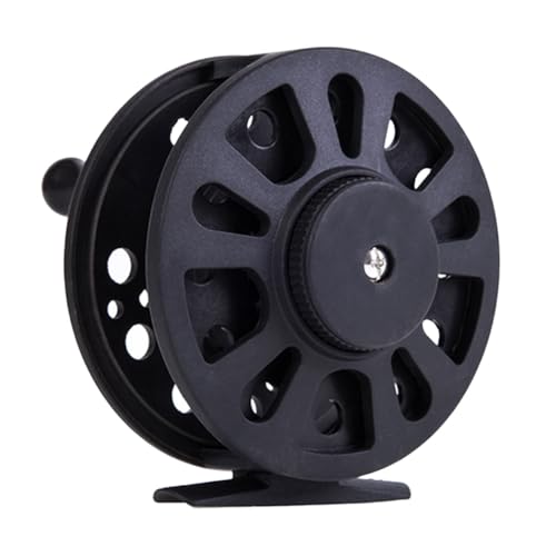 AIMALL ABS Plastic Fly Fishing Reel, Versatile 5/6 & 7/8 Sizes, Ambidextrous Design, Durable Lightweight Front Wheel for Anglers