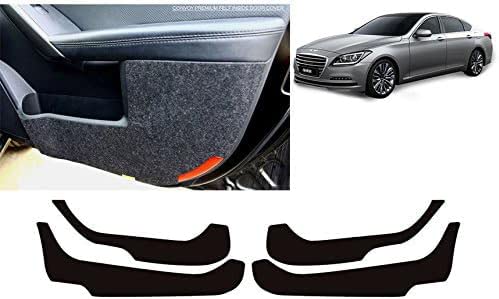 Premium Felt Door Anti Scratch Cover Compatible with Hyundai Genesis, G80, Sports 2015 2016 2017 2018