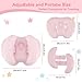 KAKIBLIN Baby Head Pillow, 2 in 1 Banana Neck Pillow for Baby, Babies Neck Pillows for Stroller, Adjustable Head Support Pillows for Newborn