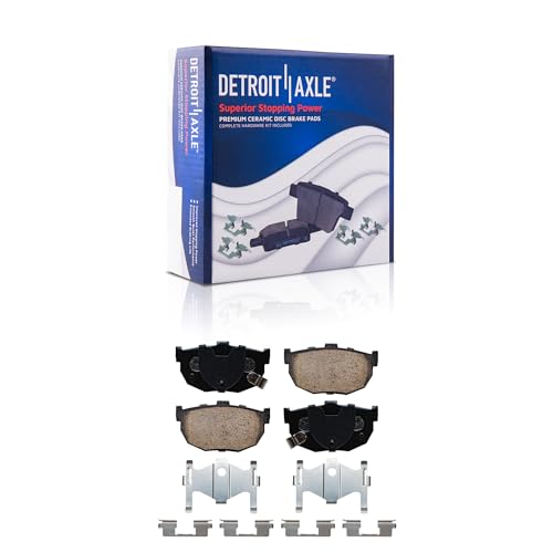 Image of Detroit Axle - Rear Disc Brake Pads for Hyundai Elantra Tiburon