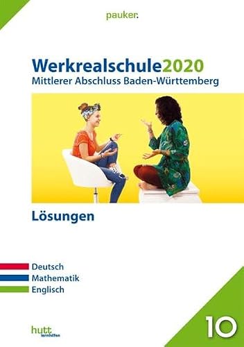 Werkrealschule 2020 Mittlerer Abschl. BW Lös.