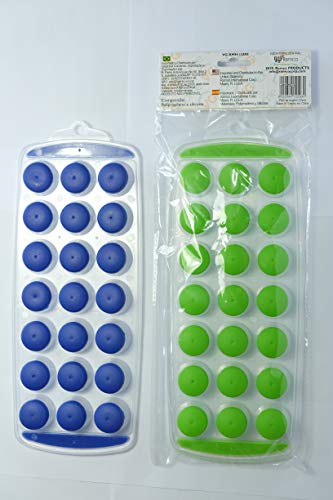 Forma de Gelo fundo de silicone VGHome - 3 Unidades gelo redondo
