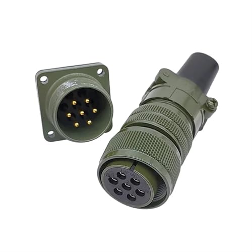 Conector militar 5015 MS3108A circular de especificación militar tipo enchufe angular 20-7S 3