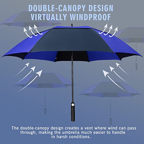 ZOMAKE Golf Umbrella Windproof and Rainproof 54in, Large Umbrella Windproof Strong - Image 3