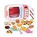 Jouet micro-ondes rose pour enfants - Jeu de jouets pour enfants - Pour micro-ondes