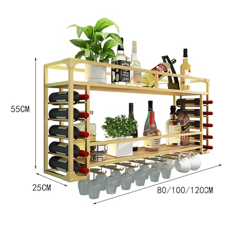 Étagère d'affichage pour bouteilles d'alcool au design épuré - 3