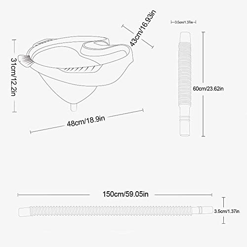 Forward tode lavatesta Portatile per Parrucchieri
