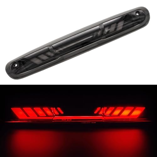 Image of Third 3rd Brake Light LED for 2007-2013 Chevy Silverado /GMC Sierra 1500 2500HD 3500HD High Mount Rear Brake Lights Assembly, Time Tunnel Waterproof Center Cab Lamp Stop Light