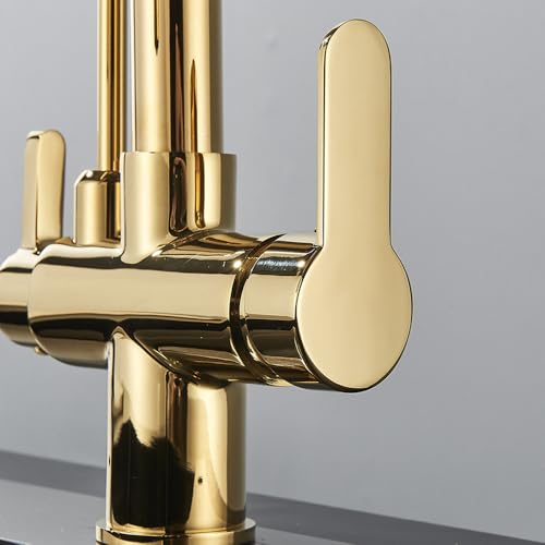 Robinet de cuisine à eau pure en laiton antique avec capteur - 5