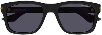MONTBLANC MB0263S Black/Grey 54/18/145 men Sunglasses