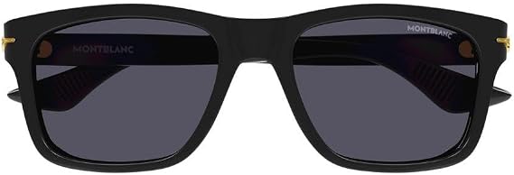 MONTBLANC MB0263S Black/Grey 54/18/145 men Sunglasses