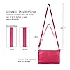 befen Wristlet Purses Clutch Wallet for Women, Genuine Leather Large Purse and Handbag Small Envelope Crossbody Bags #4