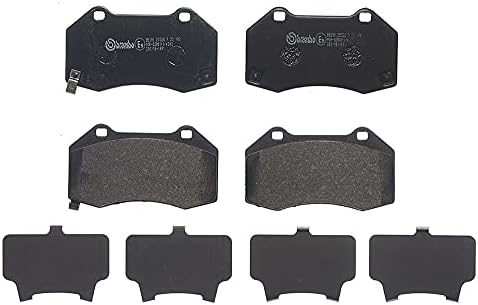 Amazon.com: Brembo P23182 Low-Met Front Disc Brake Pad Set ABARTH  
