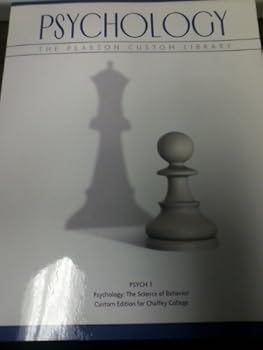 Paperback Psychology: The Pearson Custom Library Book
