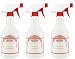 32 Oz. Spray Bottles, 3 Pack, No-clog, Leak-proof Adjustable Nozzle, Janitorial, Cleaning, Housekeeping, Office, Chemical, Pump Bottle, All Purpose Cleaners, Glass Cleaner Sprayer