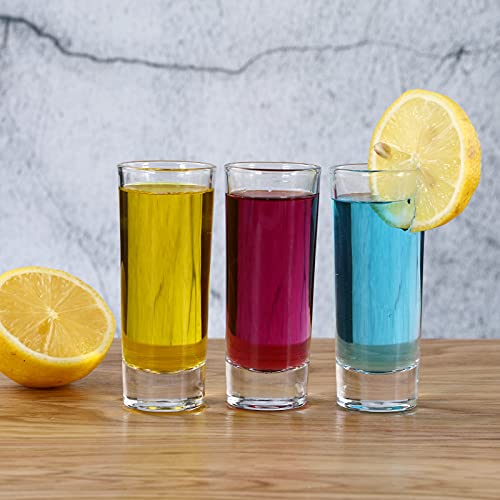 Set Of 30 Heavy Base Shot Glasses Bulk 2oz for Vodka, Whiskey, Tequila, Espressos, Spirits & Liquors - Thumbnail 5