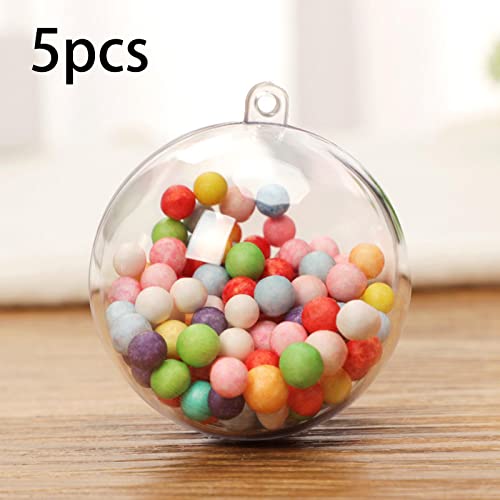 Vsenkes Bola de Natal vazia bolas de Natal para celebração de árvore de formatura, 4 cm