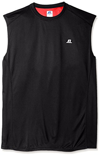 Russell Athletic Men's Big & Tall Color-Blocked Muscle Shirt