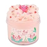 Axolotl Cloud Slime Pack, Premium DIY Scented Slime for Boys Girls, Party Favors for Kids 8-12, Slime Kit for Girls Ages 8-12, Axolotl Toy for Kids, Stress Relief and Fidget Toy, Birthday Gift