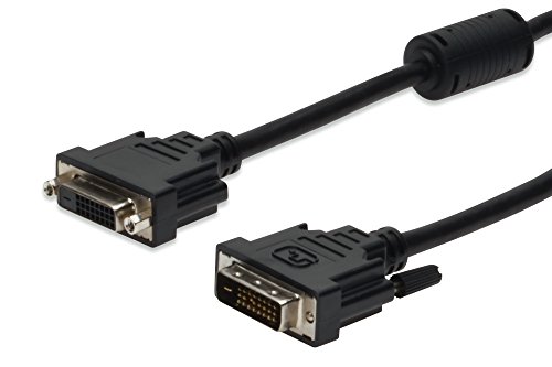 Digitus AK-320200-020-S 2,0 m DVI(24 +1) hane – DVI(24+1) hona DVI-förlängningskabel med ferrit-svart