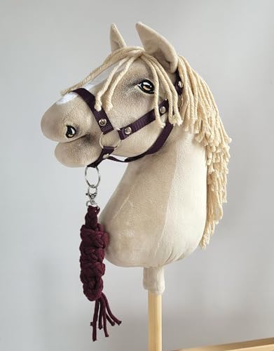 Kit Hobby Horse licol A3 et attache prune pour s'entraîner au saut d'obstacles