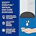 Scott Professional Essential High Capacity Manual Soap and Hand Sanitizer Dispenser (92145), 1.0 L Capacity, Black, Wall Mounted, Commercial Grade, 4.85