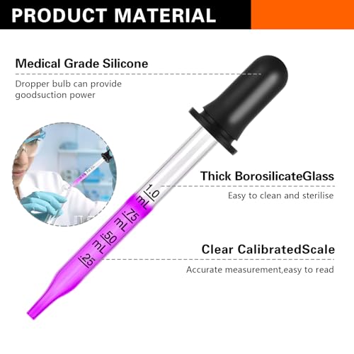 4pcs glass stir sticks lab glass stirring rod 834x2 1034x2 with both ends round and 2pcs glass graduated droppers 434x2 for science lab kitchen science education 6