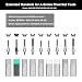 CORWIN M6 Extended Rivet Nut Gun Mandrels and Nosepiece Set, Specifically Designed for Installing Pre-bulbed Rivet Nuts and Similar Threaded Inserts Multi-Grip