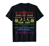 LGBTQ Gay Lesbian Bi Trans Ugly Christmas Sweater T-shirt