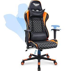 Acethrone Gaming-stoel, Ergonomische Gamerstoel, Comfortabele Gamerstof, Gaming Stoel, Rugleuning Kantelbaar 90 ° Tot…