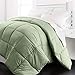 Beckham Hotel Collection 1200 Series - Lightweight - Luxury Goose Down Alternative Comforter - Hotel Quality Comforter and Hypoallergenic -Full/Queen - Sage