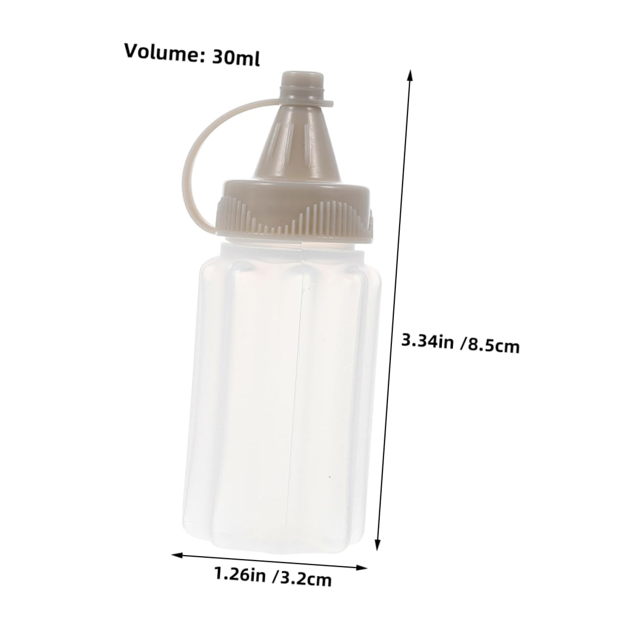 Alipis 12Pcs Mini Squeeze Bottles for Sauces Condiment Dispenser with Leakproof Lid Travel Friendly Small Plastic Ketchup and Dressing Containers for Bbqs and Lunches