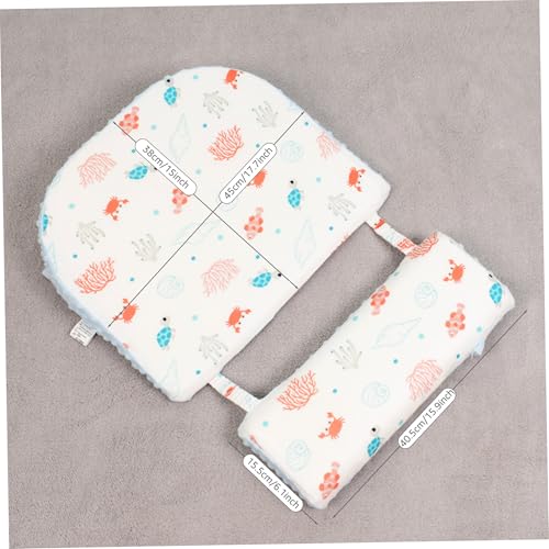Oreiller reflux bébé haut de gamme double face bleu