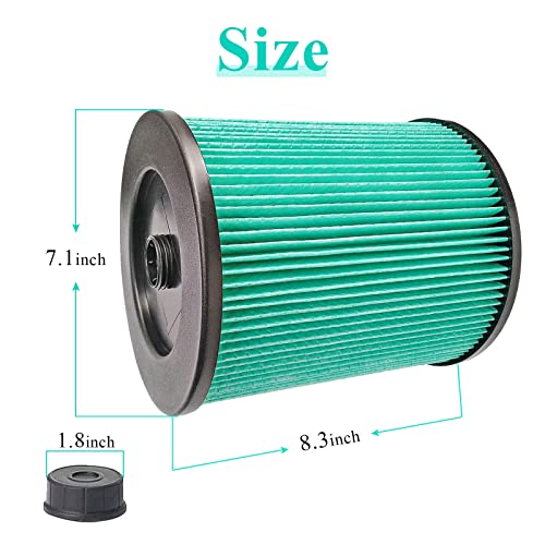 Shop Vac Filters 17912 Hepa Filter Replacement for Craftsman 9-17912 Wet/Dry Vacuum Filter, Fit 5 6 8 9 12 14 16 and 32 Gal Vacs - Thumbnail 2