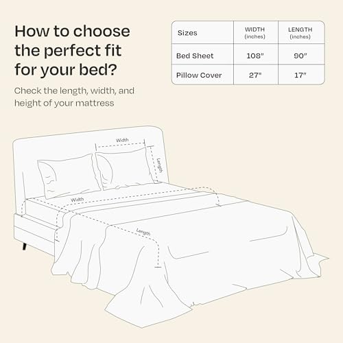 Image of BLISSHOME SoftTouch 150TC Cotton King Size Printed Bedsheet with 2 Pillow Covers for Double Bed, Silky Smooth Bedding Set, Breathable, Easy Maintain, Geometric Pattern - Sandy Beige (228cm X 274cm)