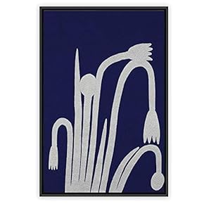 signwin Framed Canvas Wall Art Flowers Pattern Canvas...