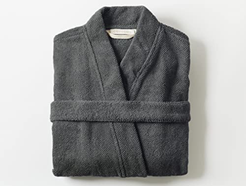 Coyuchi Unisex Air Weight Robe - 100% Organic Cotton Relaxed Bathrobe2
